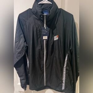 Biz Collection Black Windbreaker for Men size Medium